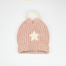 fleece warm knitted hat customization